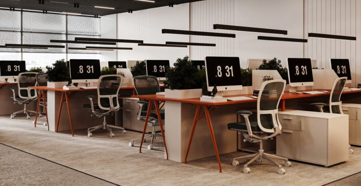 Ý tưởng setup không gian diện tích văn phòng mở