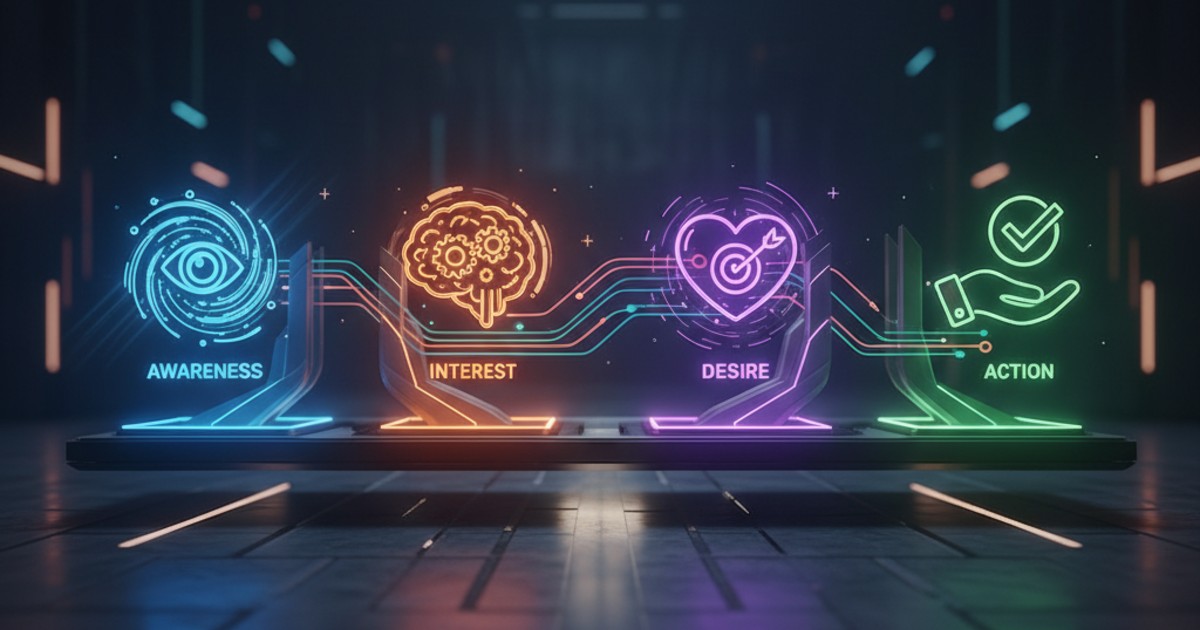 Các giai đoạn cụ thể để triển khai mô hình aida hiệu quả