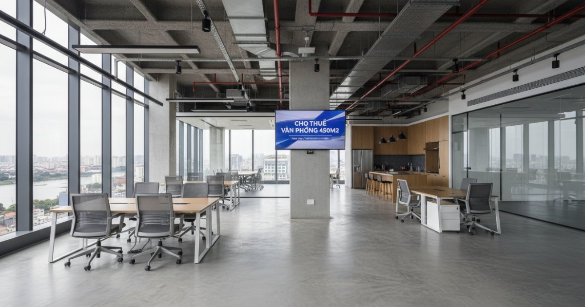 cho thuê văn phòng 450m2