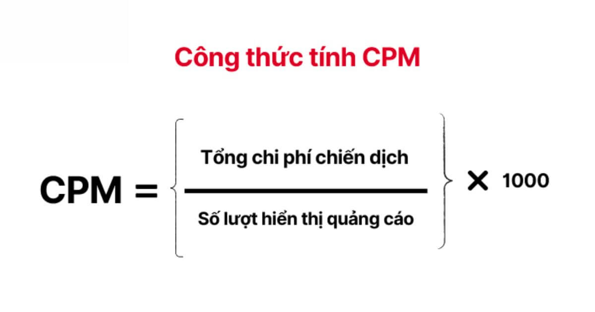 công thức tính cpm là gì