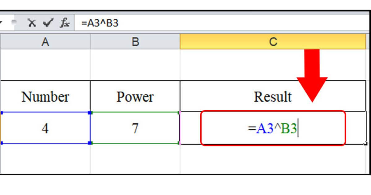 hàm mũ trong excel là gì