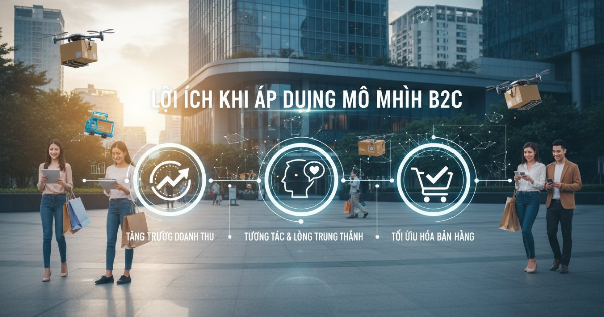 Lợi ích khi doanh nghiệp áp dụng mô hình b2c