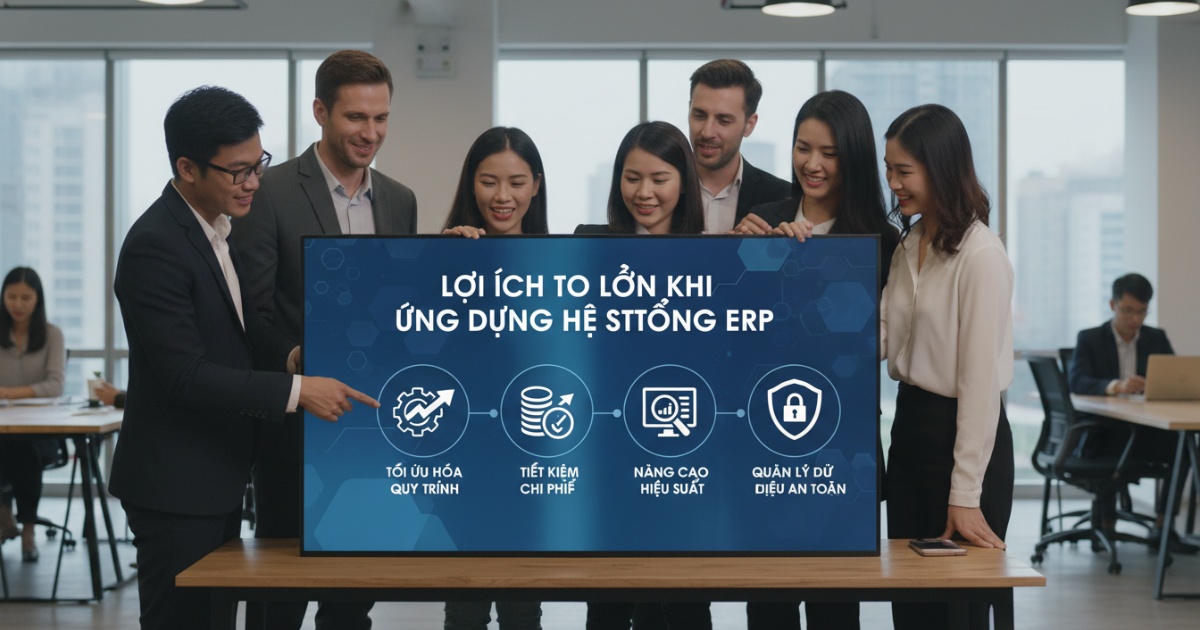 Lợi ích to lớn khi ứng dụng hệ thống erp là gì