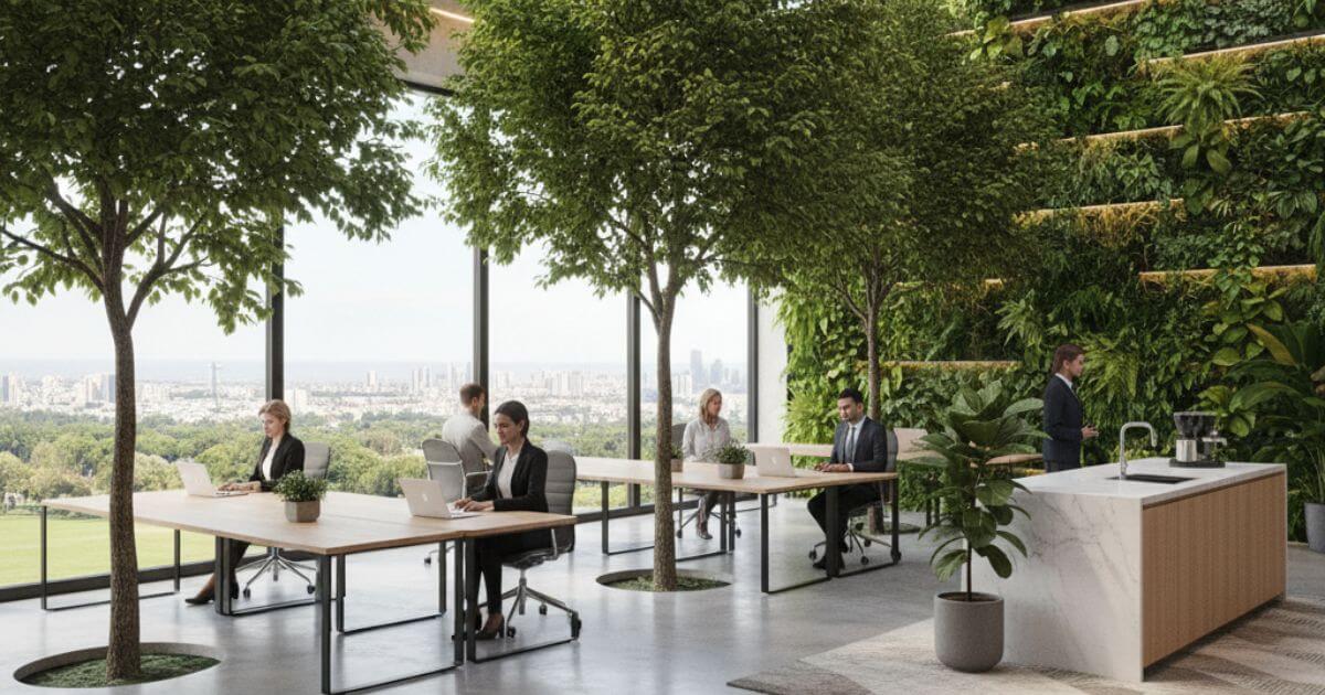 lựa chọn văn phòng theo tiêu chuẩn xanh