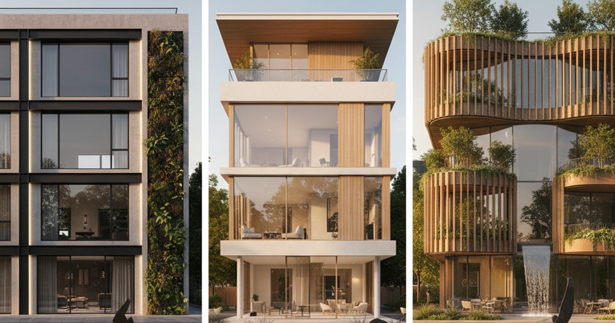 Các phong cách thiết kế nhà văn phòng 3 tầng được ưa chuộng