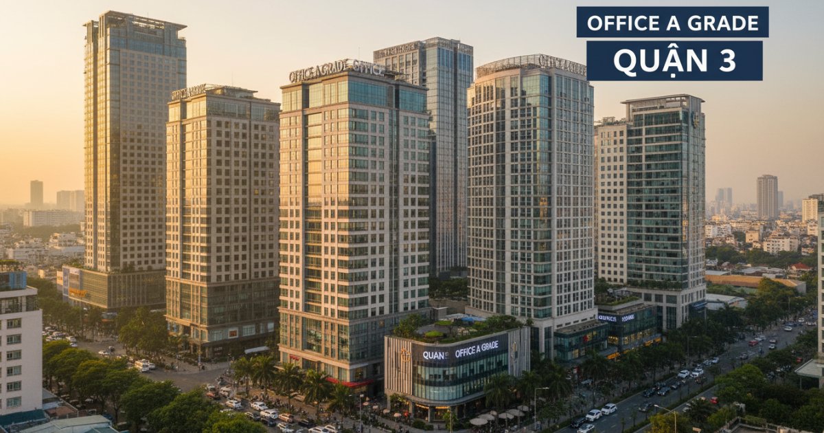 Những khu vực tập trung nhiều văn phòng hạng a quận 3 chất lượng