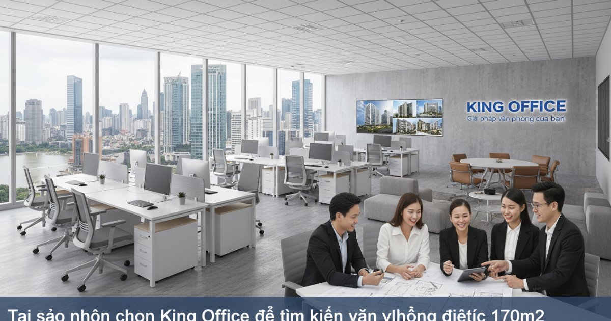 Tại sao nên chọn King Office để tìm kiếm văn phòng diện tích 170m2