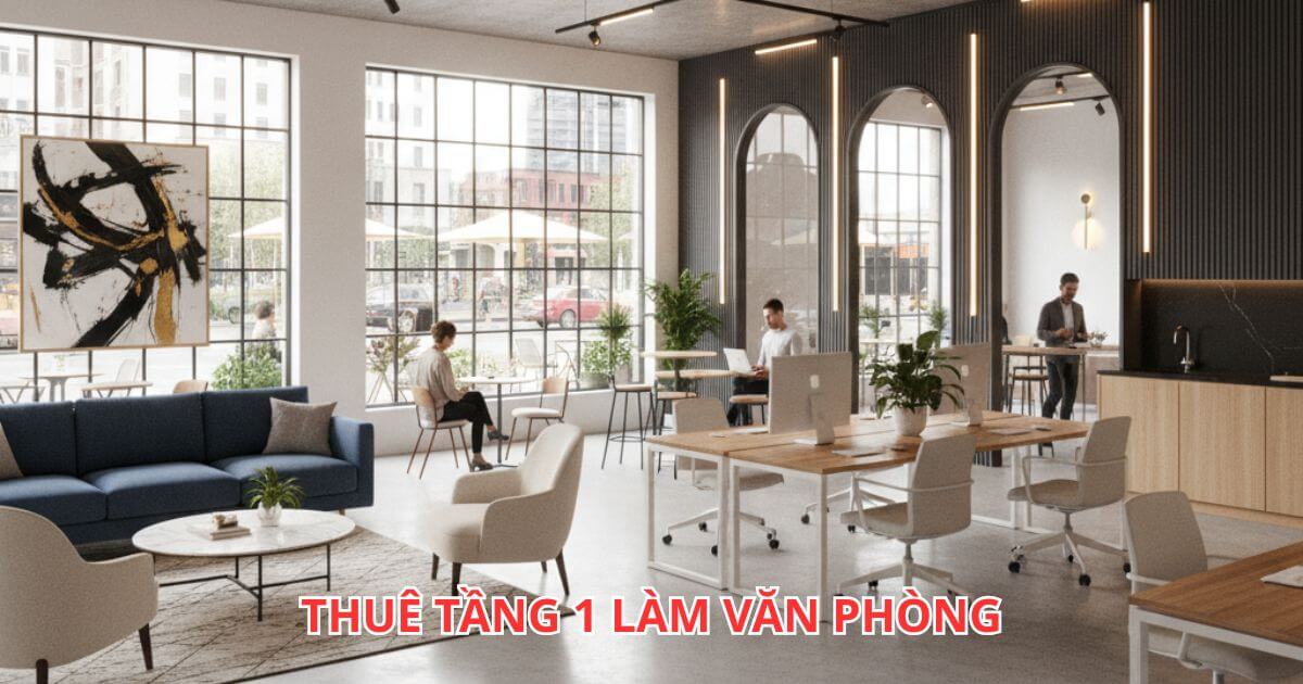 thuê tầng 1 làm văn phòng