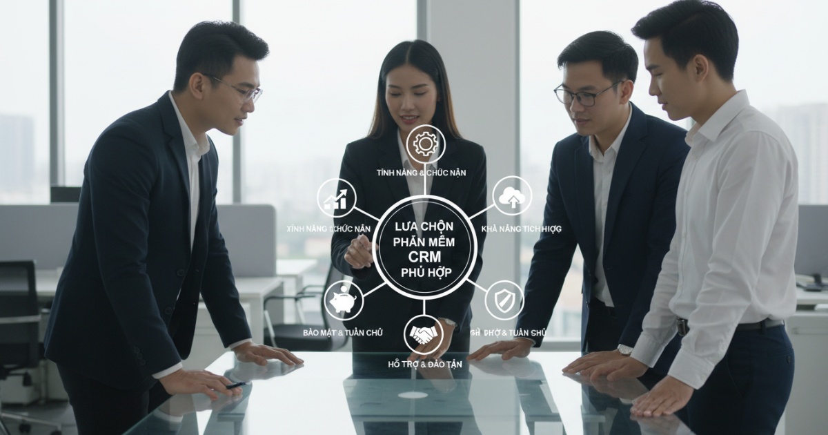 Tiêu chí lựa chọn phần mềm crm phù hợp cho doanh nghiệp