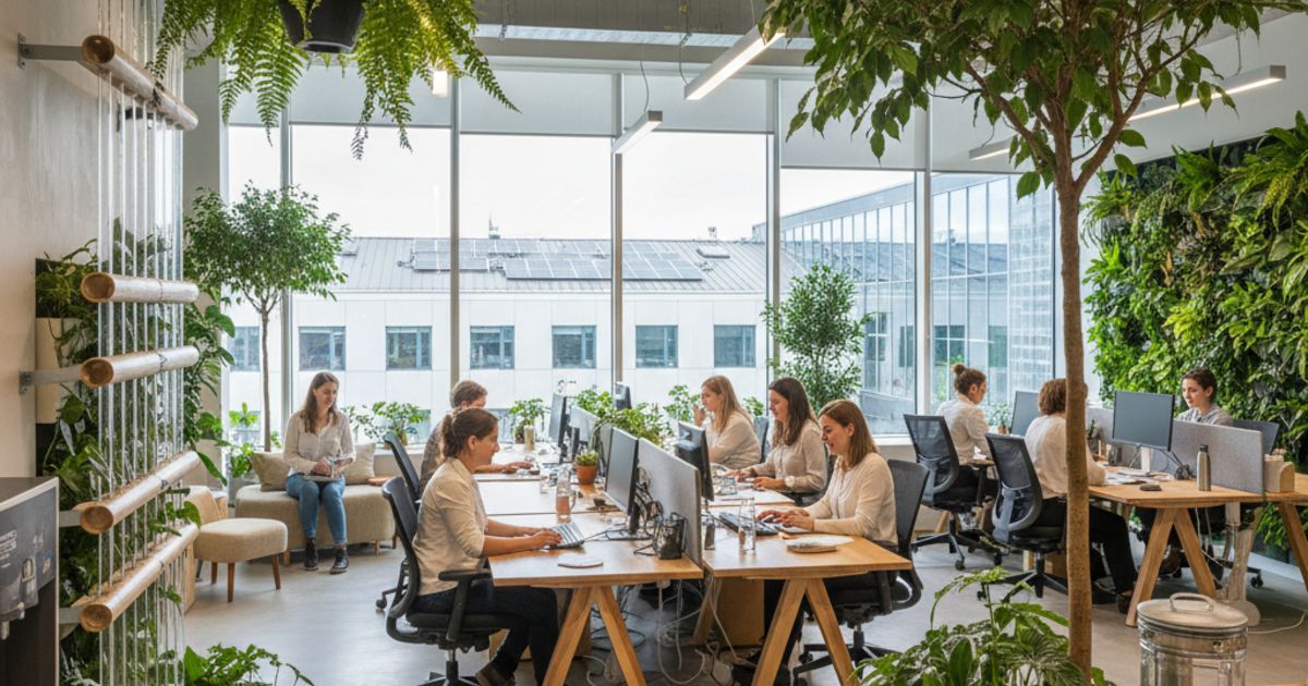 Lợi ích khi áp dụng tiêu chuẩn văn phòng xanh vào doanh nghiệp