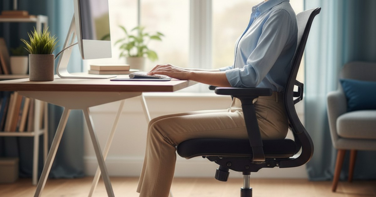 Cách điều chỉnh các bộ phận cơ thể để có tư thế ngồi chuẩn văn phòng