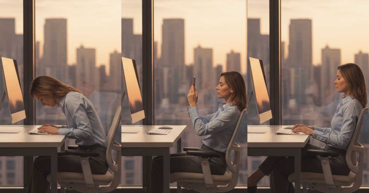 Những sai lầm phổ biến gây ảnh hưởng đến tư thế ngồi chuẩn văn phòng