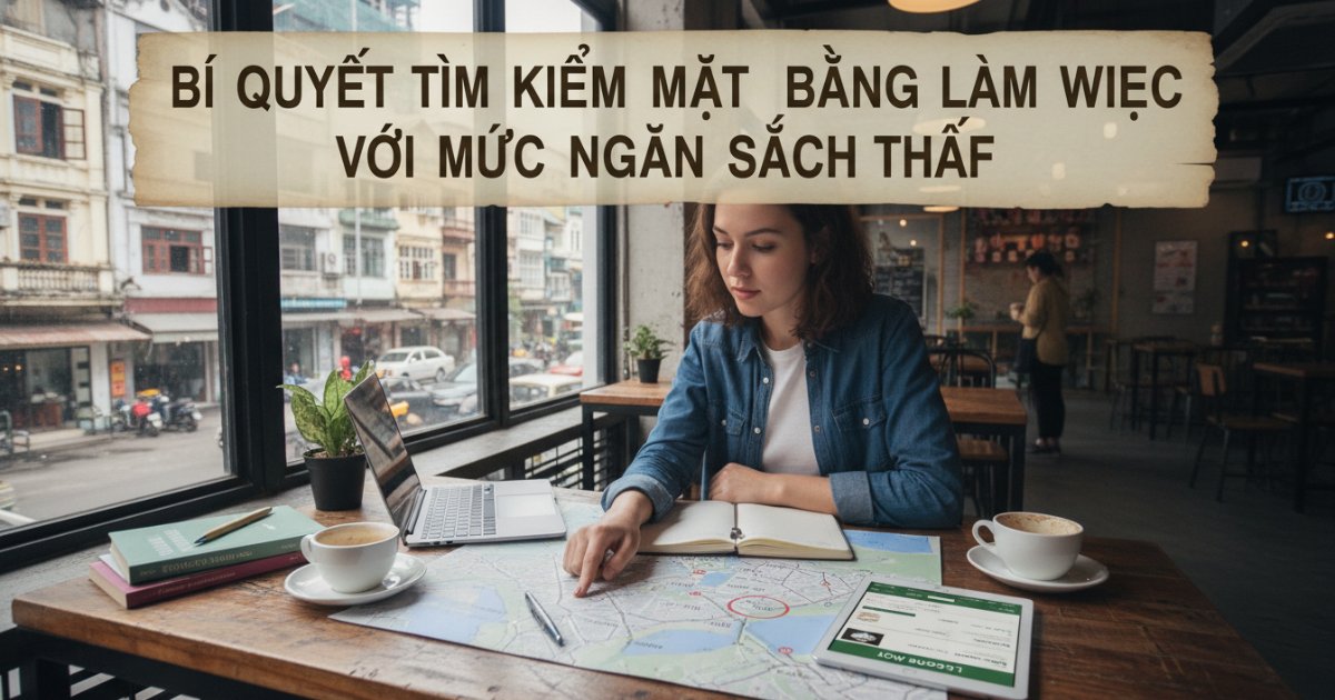 Bí quyết tìm kiếm mặt bằng làm việc với mức ngân sách thấp