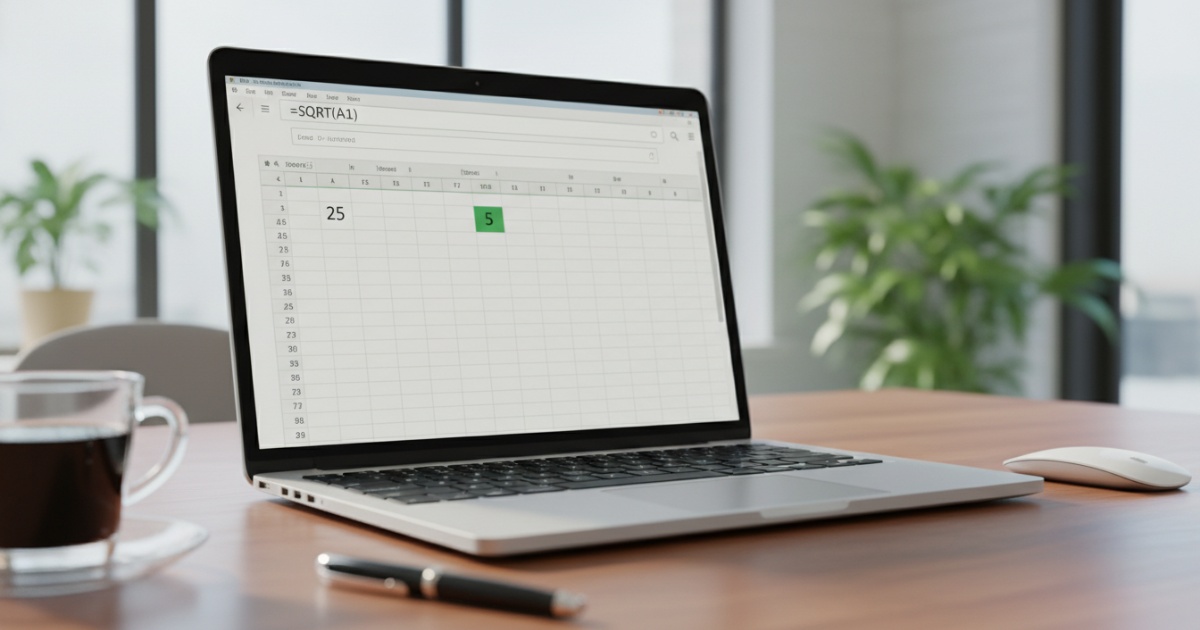 căn bậc 2 trong excel