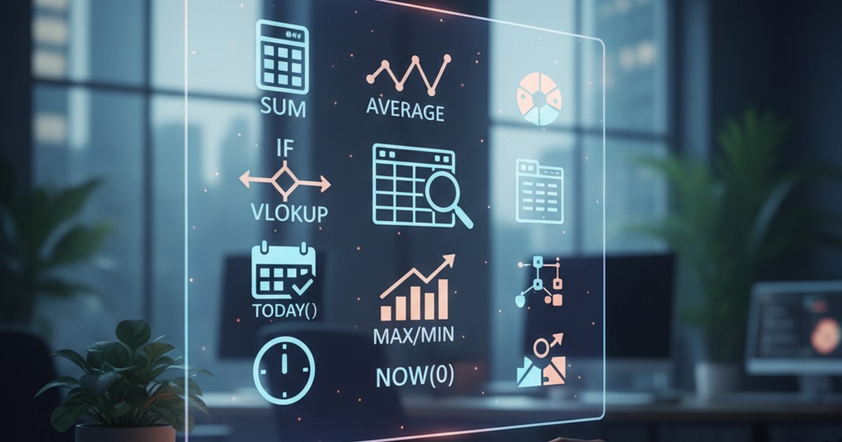 Danh sách các hàm excel cơ bản cho người mới bắt đầu