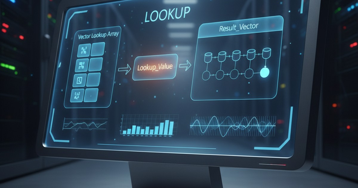 Cấu trúc và cách sử dụng hàm lookup dạng vector