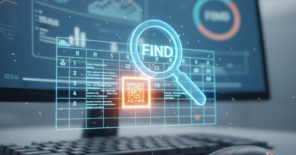 Khái niệm cơ bản về hàm find trong tin học văn phòng