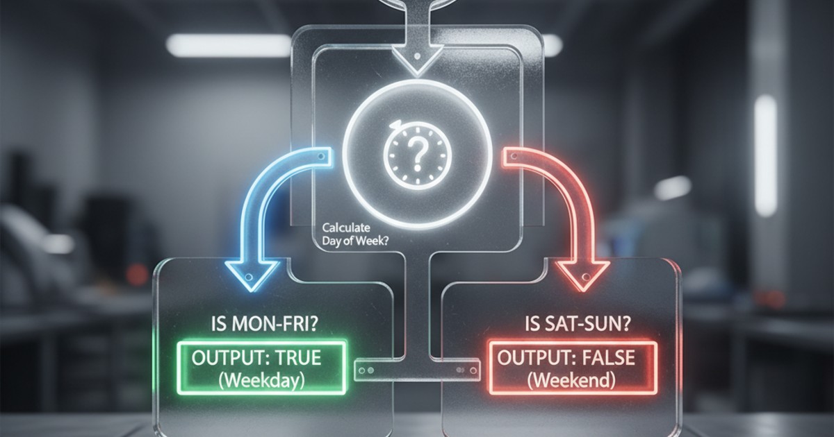 Định nghĩa về hàm weekday