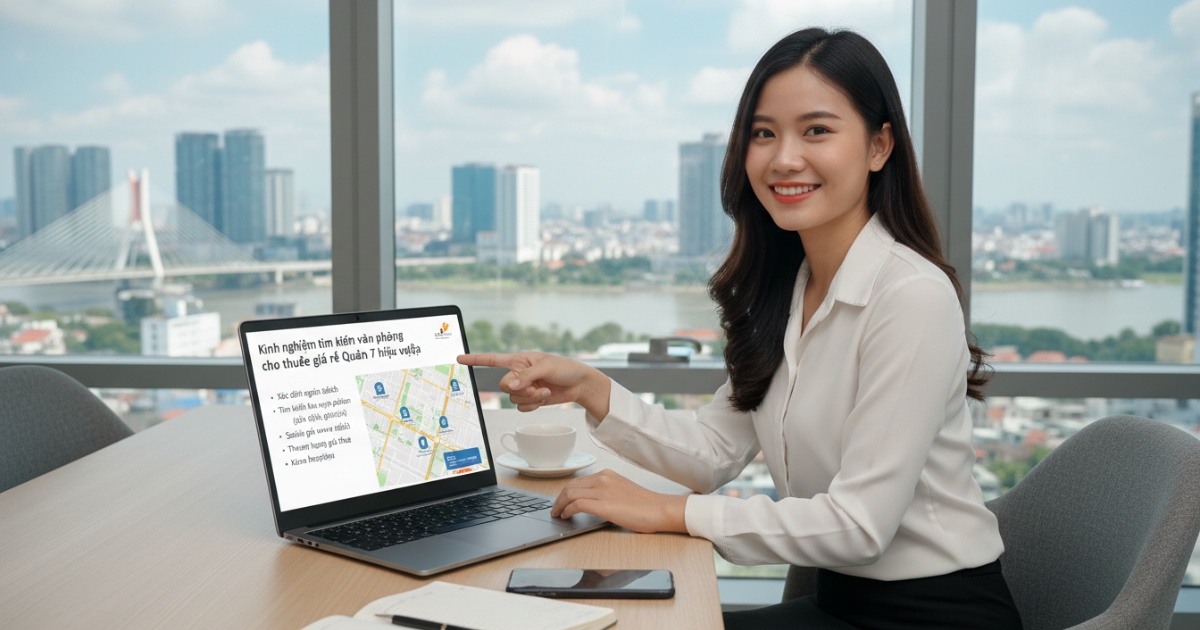 Kinh nghiệm tìm kiếm văn phòng cho thuê giá rẻ quận 7 hiệu quả