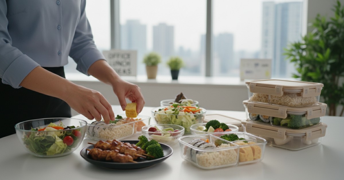 làm đồ ăn trưa văn phòng