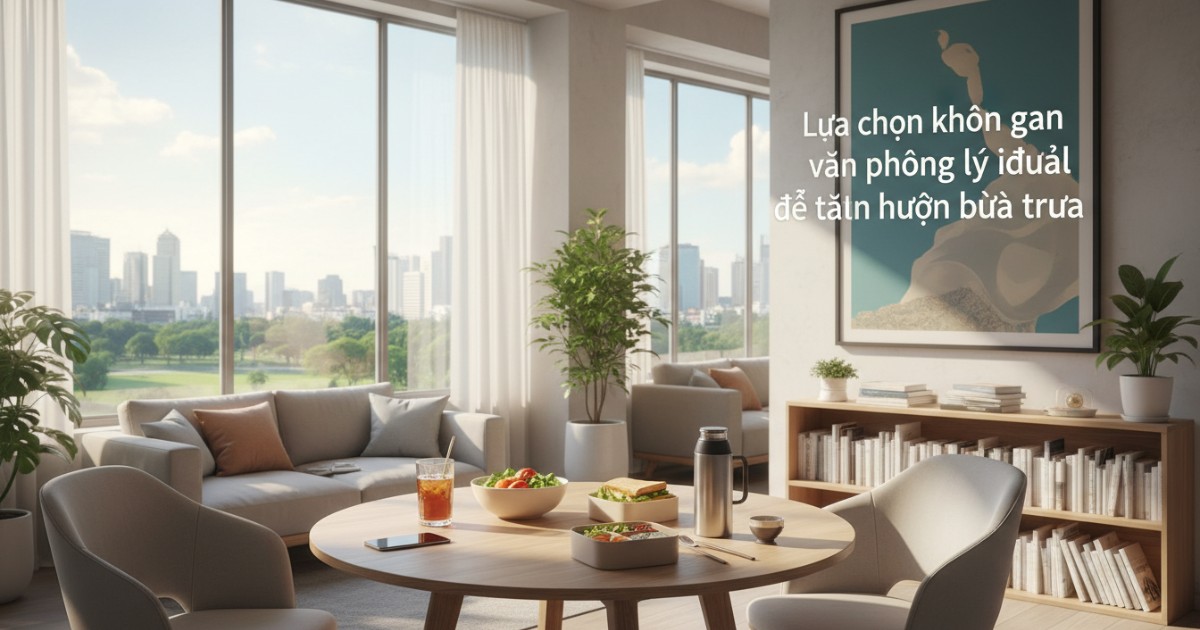 Lựa chọn không gian văn phòng lý tưởng để tận hưởng bữa trưa