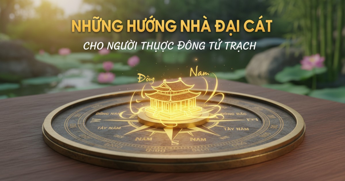 Những hướng nhà đại cát cho người thuộc đông tứ trạch