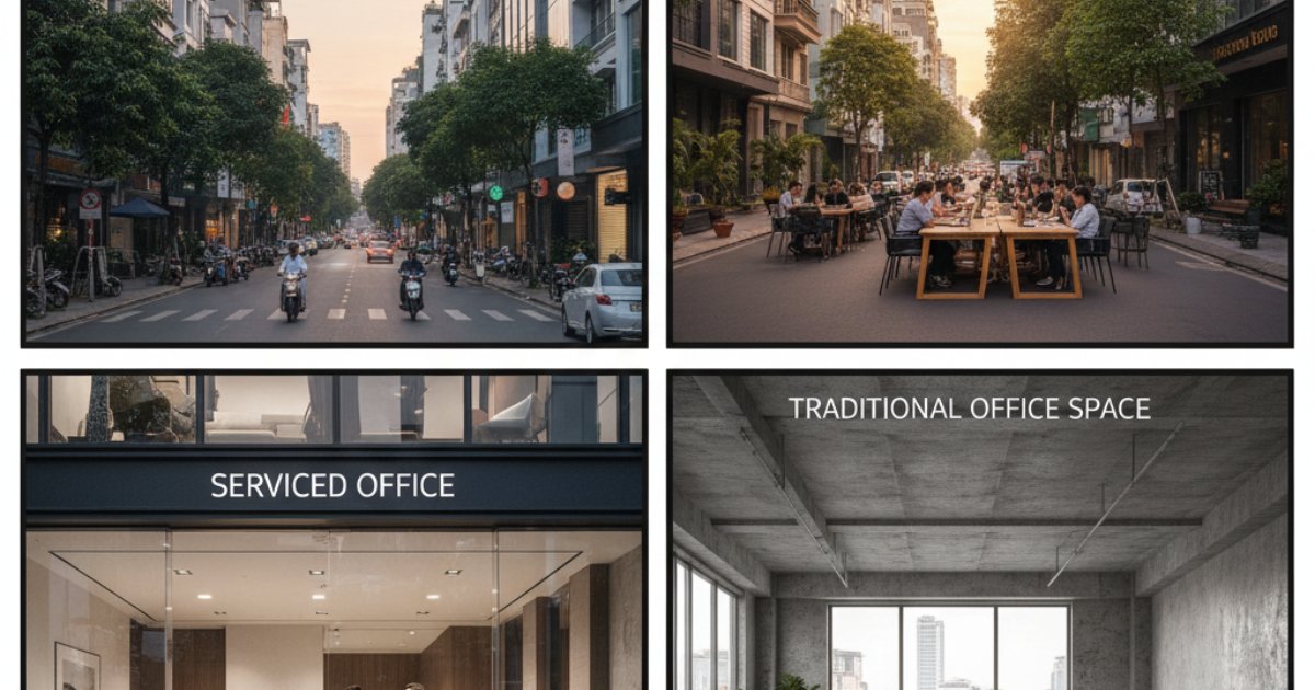 Các loại hình văn phòng phổ biến khi thuê văn phòng đường Trần Bình