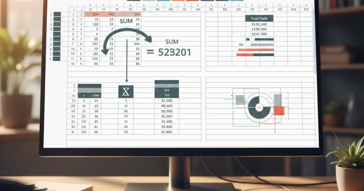 Các phương pháp thực hiện cách tính tổng trong Excel phổ biến