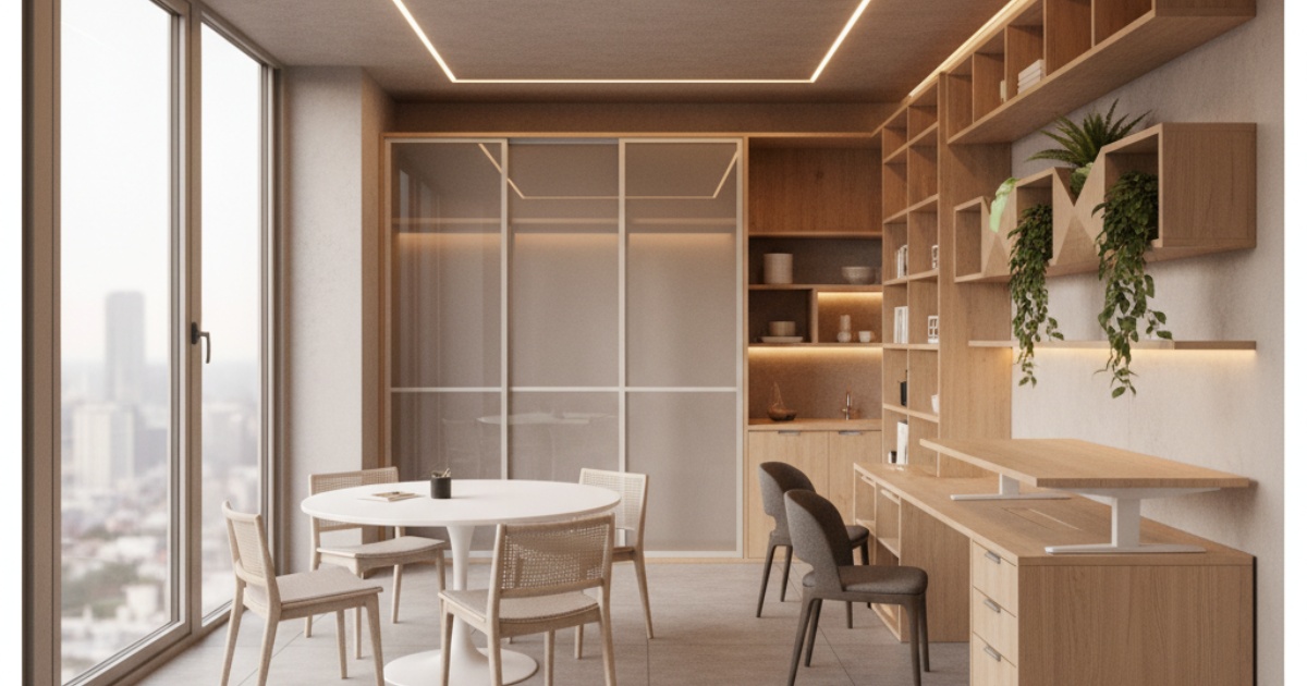 Kinh nghiệm tối ưu không gian khi thuê văn phòng 45m2