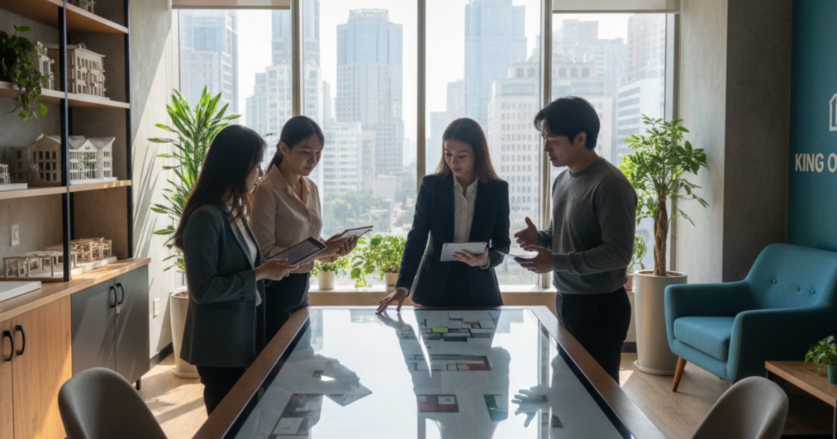 Quy trình hỗ trợ khách hàng tìm văn phòng tại King Office