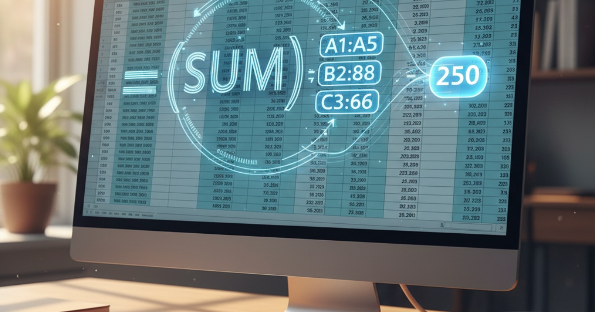 Tổng quan về hàm sum trong bảng tính Excel Tổng quan về hàm sum trong bảng tính Excel