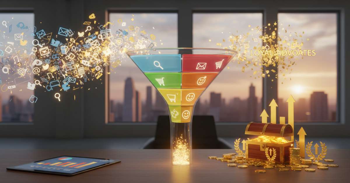 Benefits of implementing a structured marketing funnel