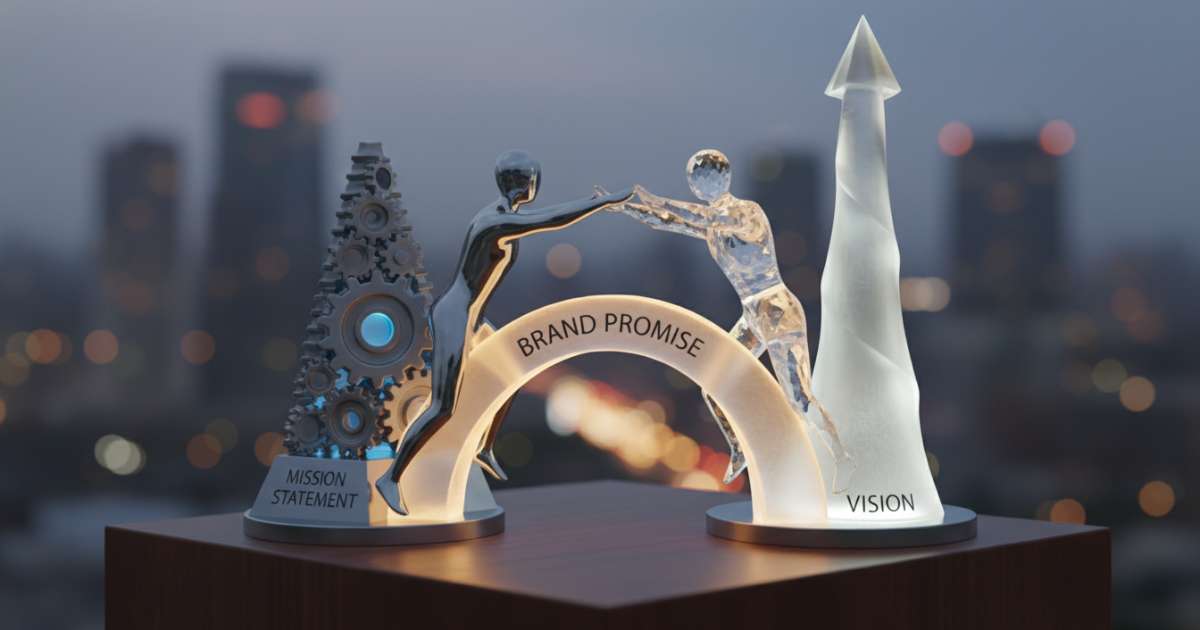 Brand promise vs mission statement and vision