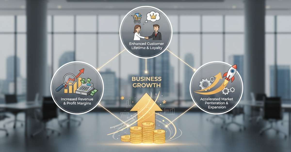 Major benefits of upselling for business growth