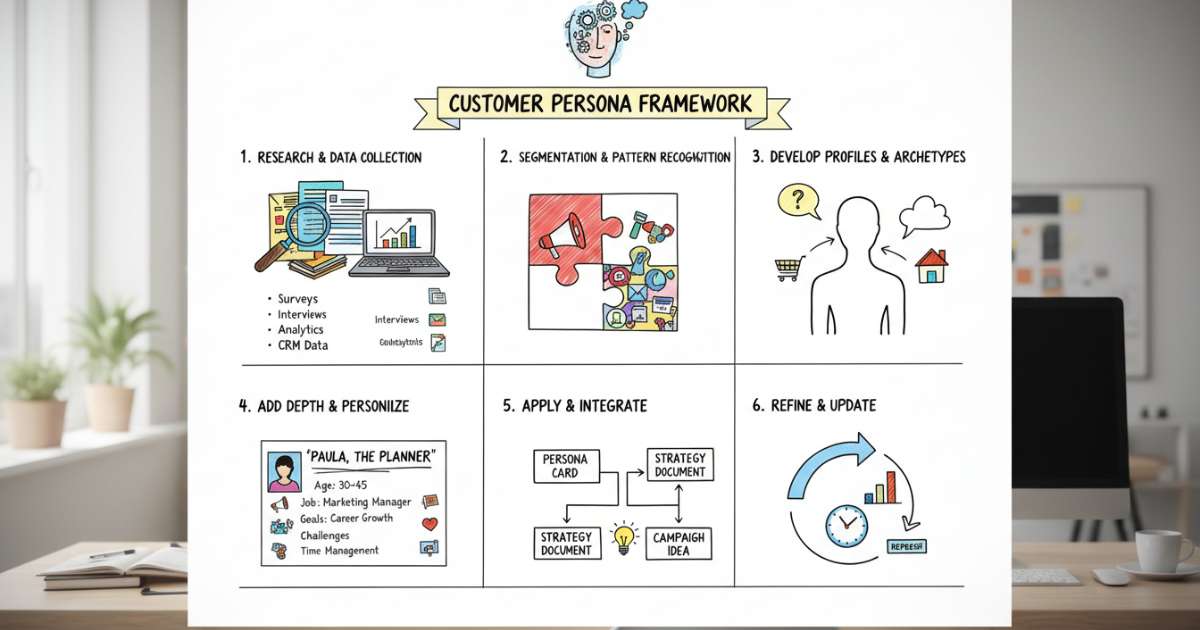 Practical steps to build a detailed customer persona