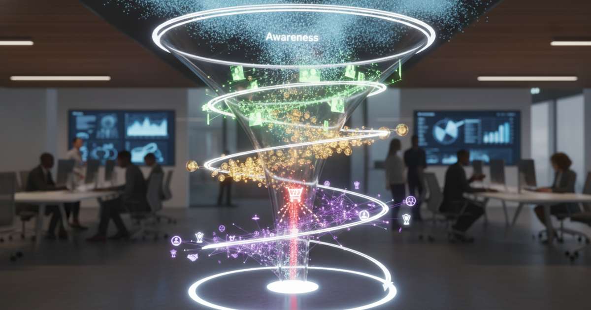 Stages of a comprehensive marketing funnel