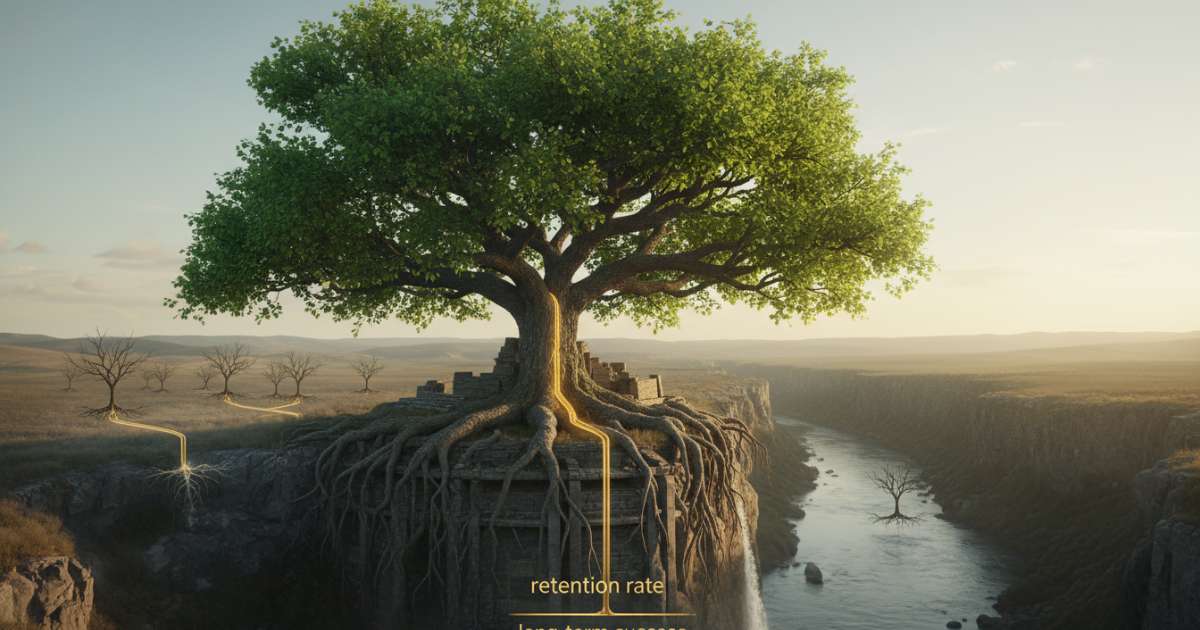 The importance of retention rate for long term success