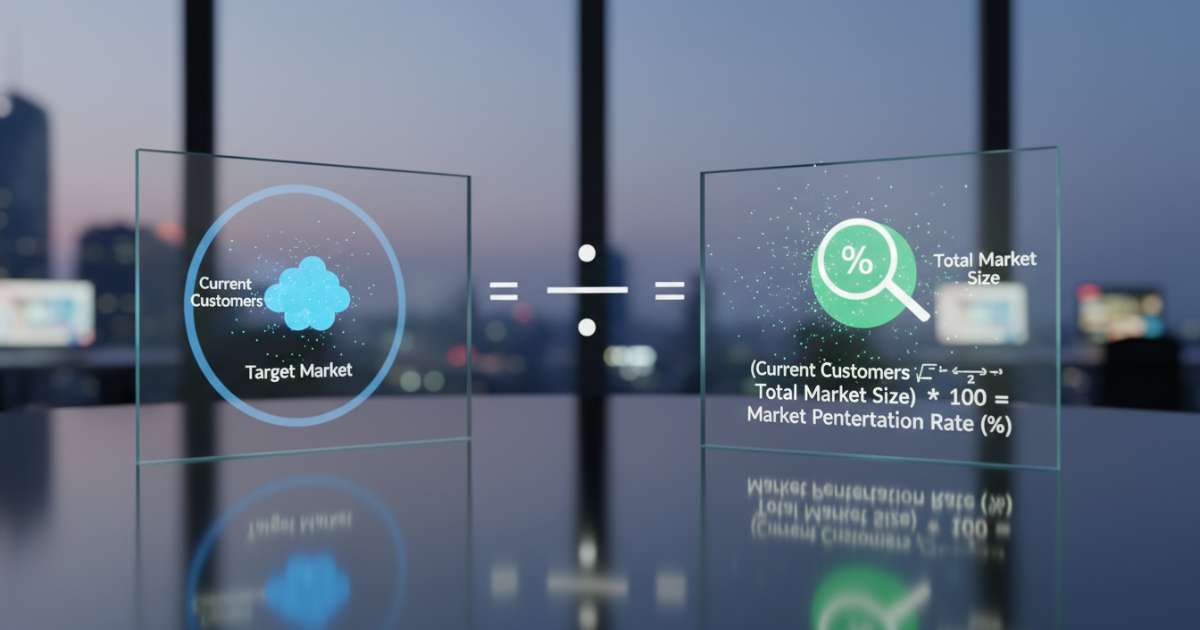 How to calculate the market penetration rate
