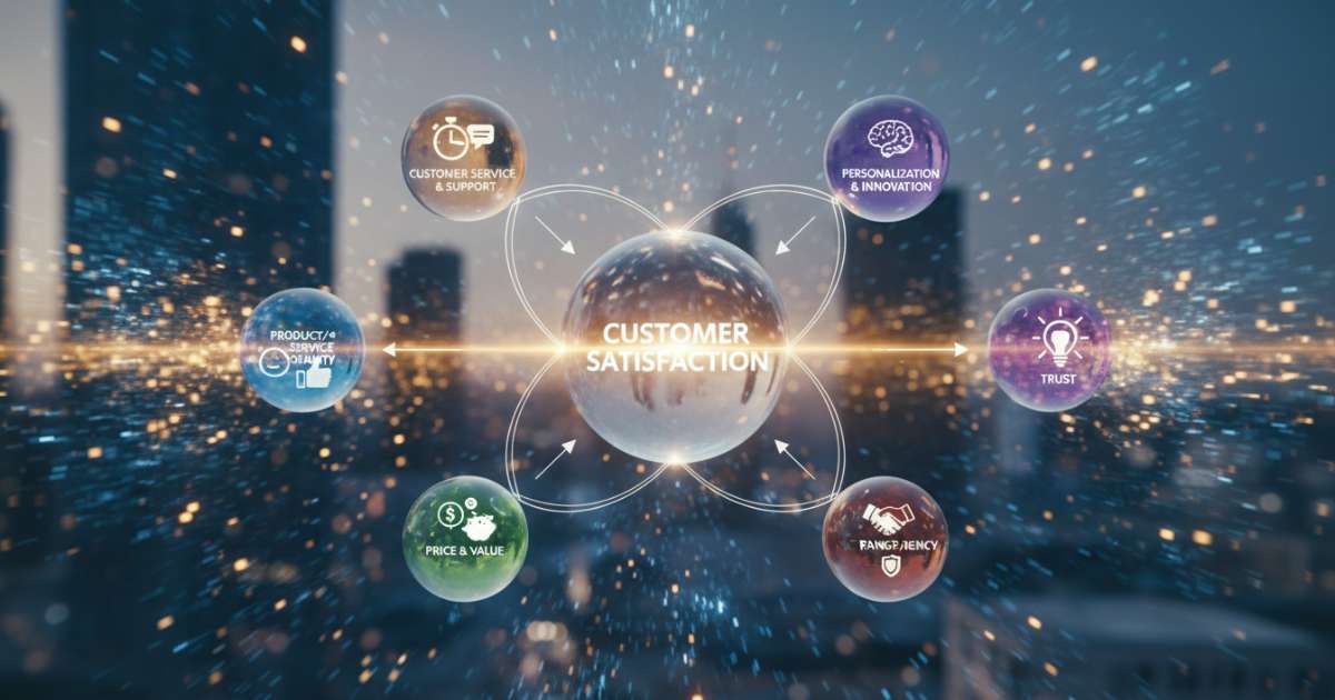 Key factors influencing customer satisfaction levels