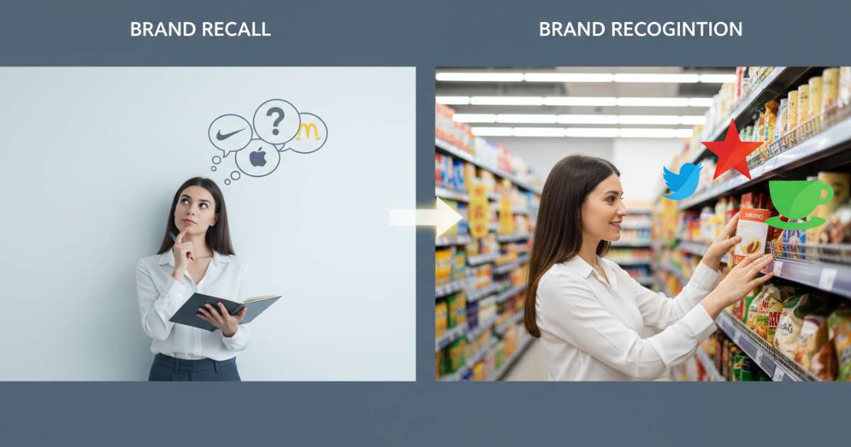 Sự khác biệt giữa brand recall và brand recognition bạn cần biết