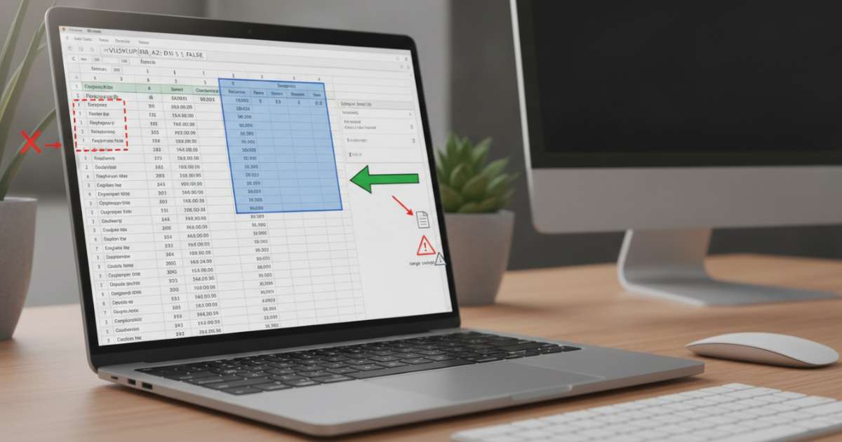 Những lưu ý quan trọng khi sử dụng hàm vlookup trong excel